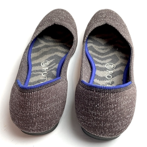 Rothy’s Women’s Round Toe Flats Twilight Metallic Size 8 - Picture 3 of 12